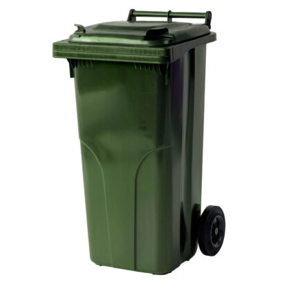 120lt 2 wheel bin system "F" green