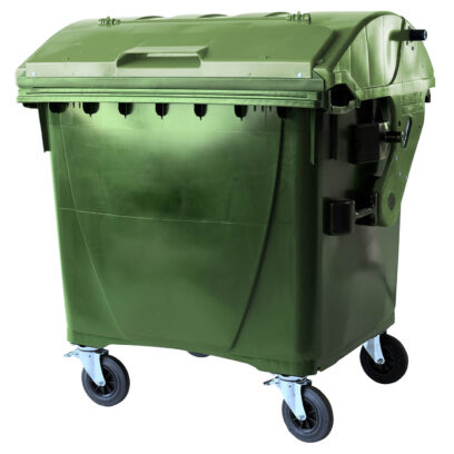 1100lt 4 wheel bin system lid in lid